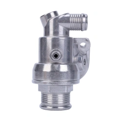 Корпус термостата под 1 датчик с термостатом Ford Transit 2.5 TD 1988-2000